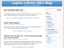 Lupton Library Alert Blog